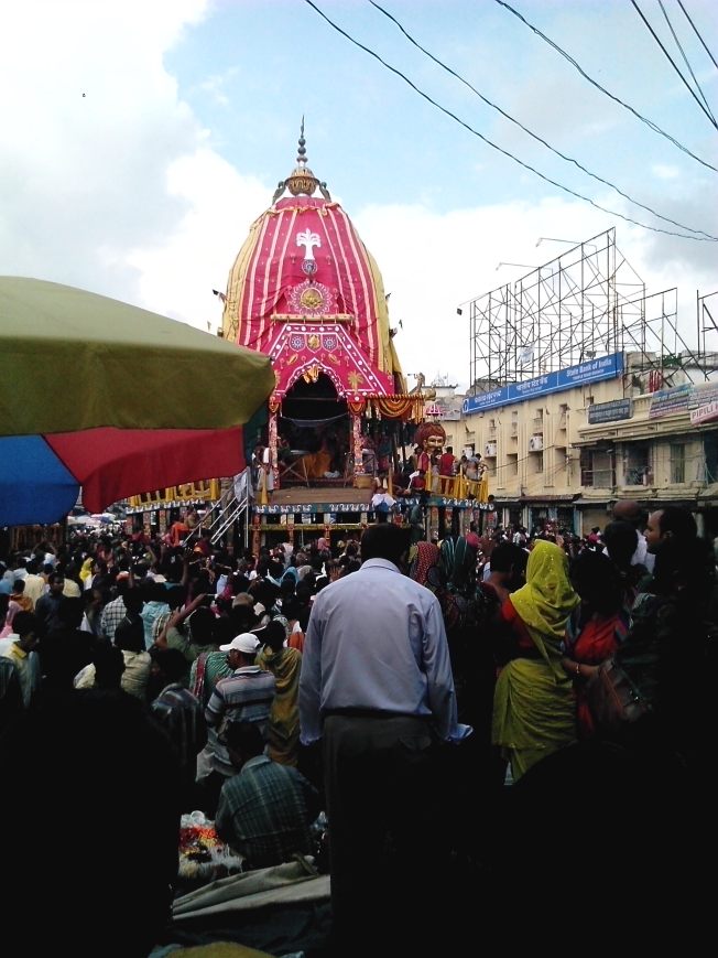 View of Lord jagannath from a stall taken just before the loss. 